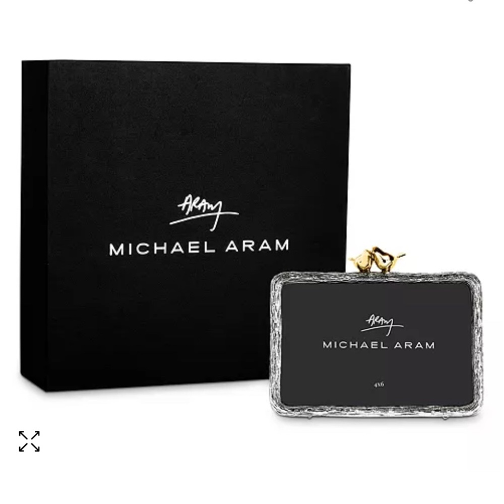 NWT Michael Aram Lovebirds picture frame 4”x6” - Picture 2 of 5